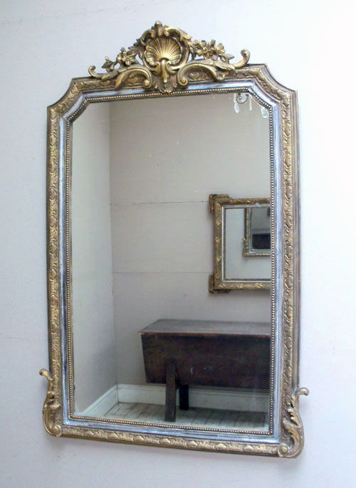 french antique rococo mirror